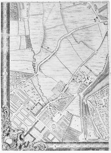 द किंग्स रोड, लंदन का एक नक्शा, 1746